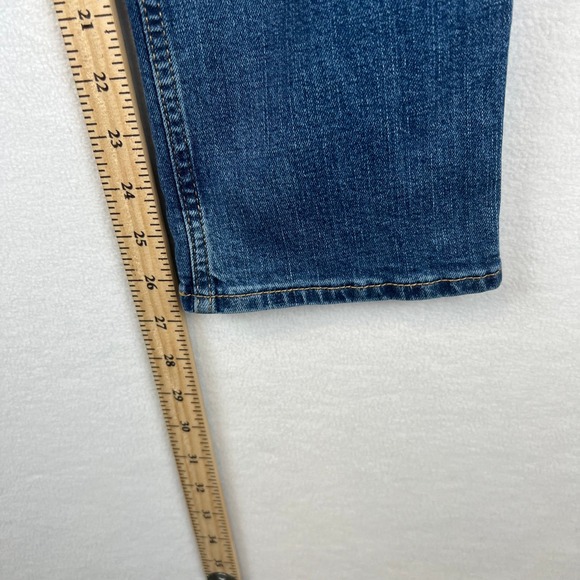 Abercrombie Kids High Rise Straight Leg Denim Jeans Girls Size 15/16 - Picture 8 of 10